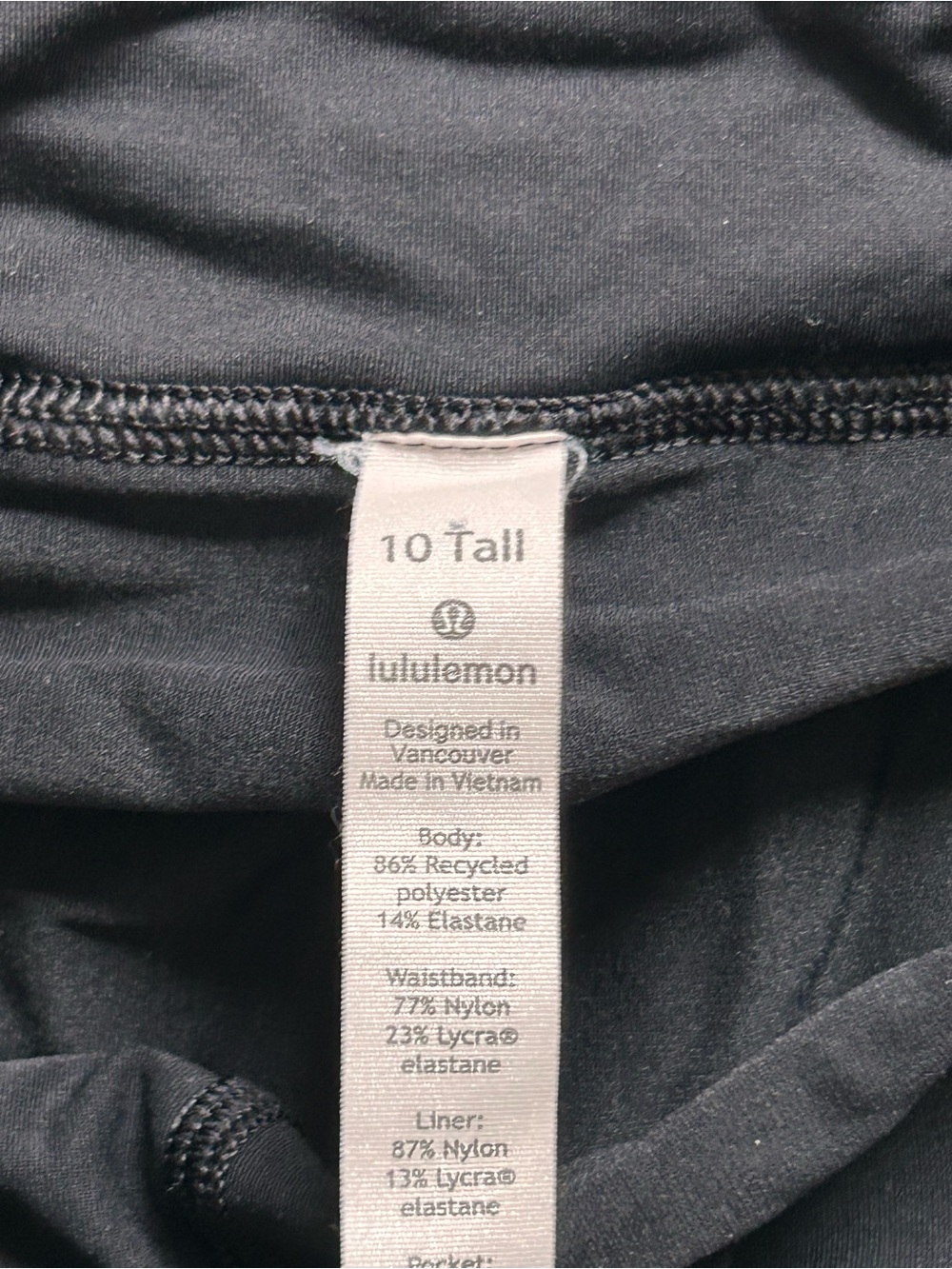 lululemon pace rival skirt black - Picture 2 of 5